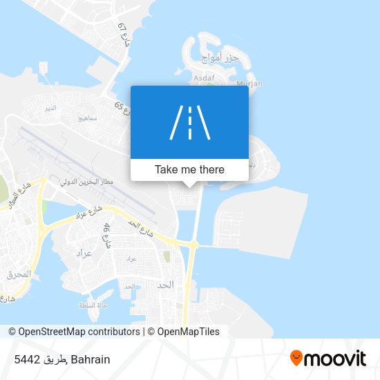 طريق 5442 map