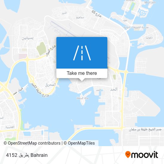 طريق 4152 map