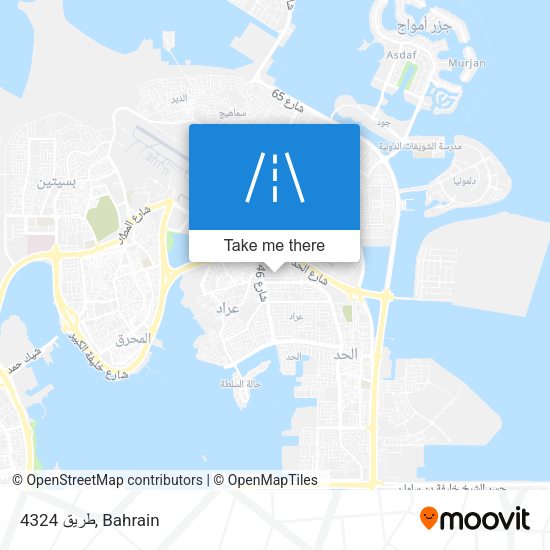 طريق 4324 map