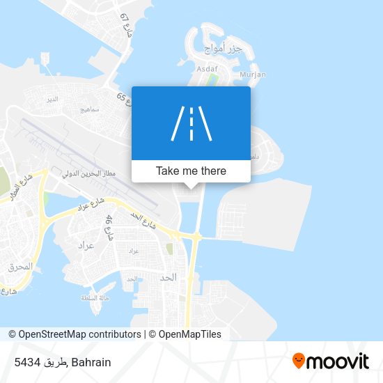 طريق 5434 map