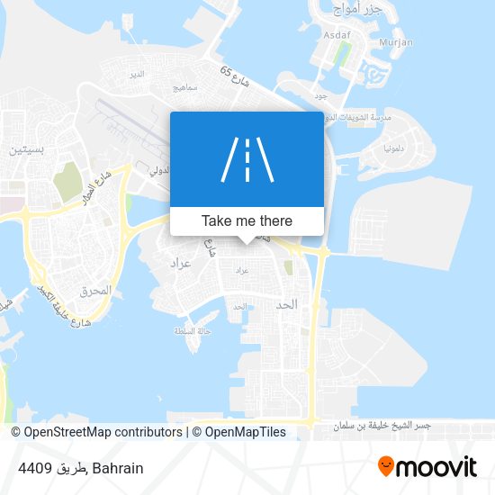 طريق 4409 map