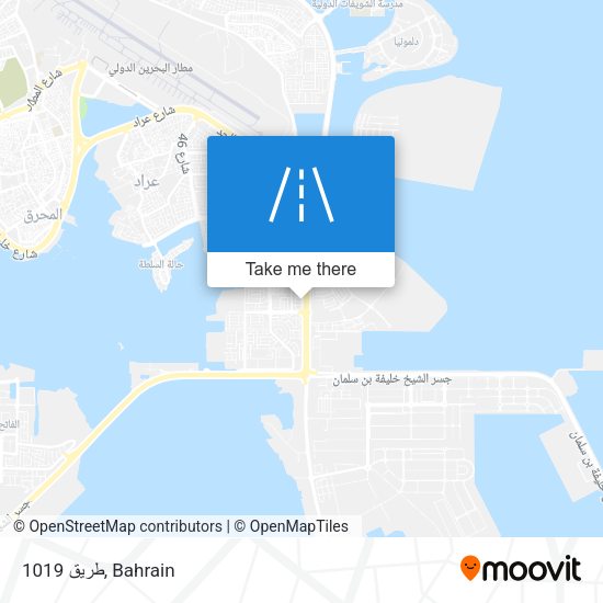 طريق 1019 map
