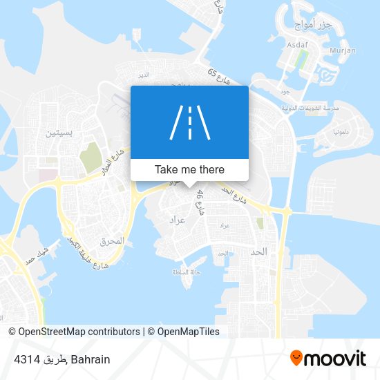 طريق 4314 map