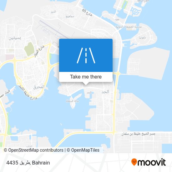 طريق 4435 map