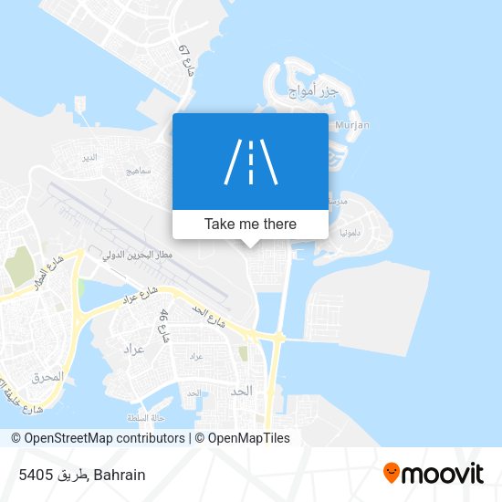 طريق 5405 map