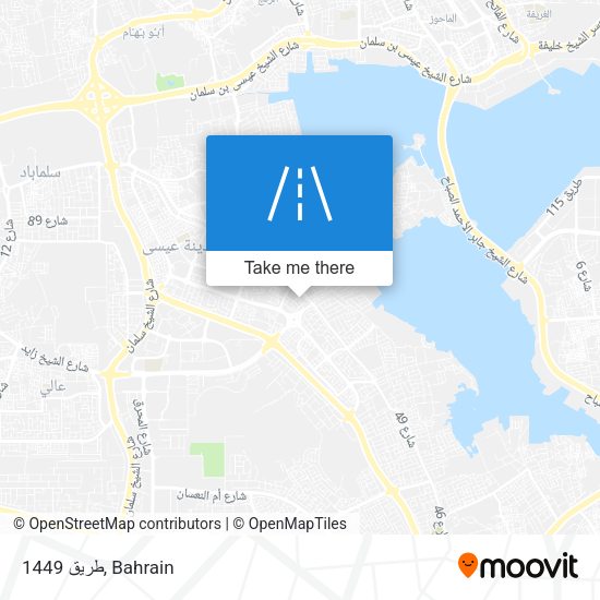 طريق 1449 map