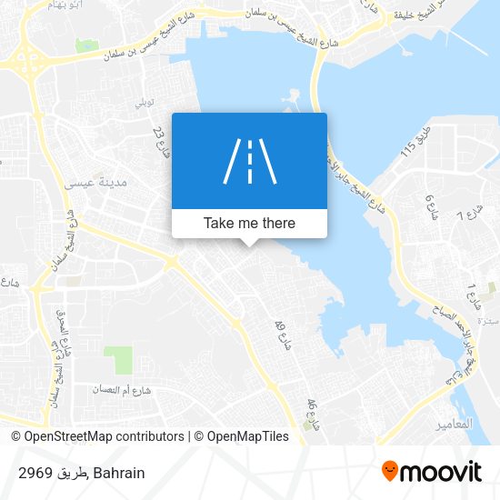 طريق 2969 map