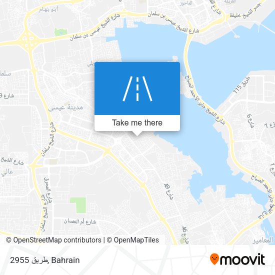 طريق 2955 map