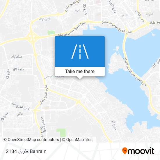 طريق 2184 map