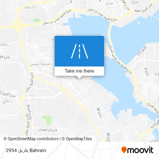 طريق 2954 map