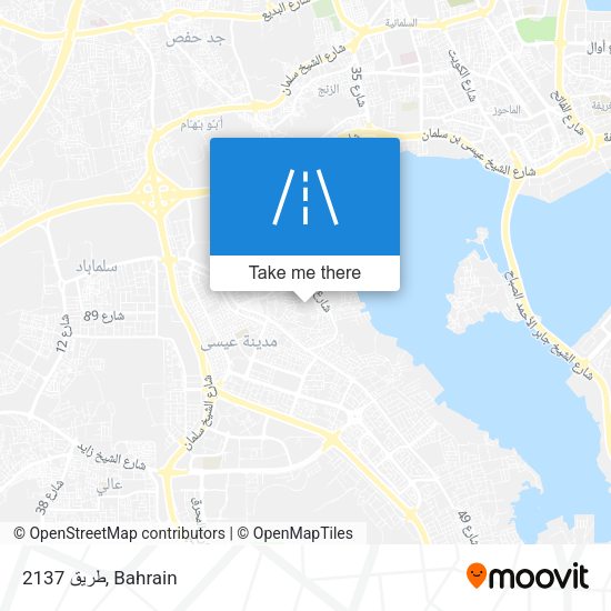 طريق 2137 map