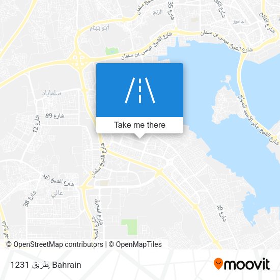 طريق 1231 map