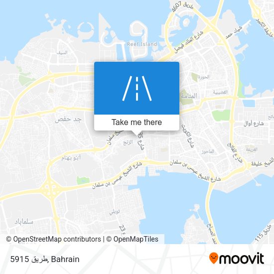 طريق 5915 map