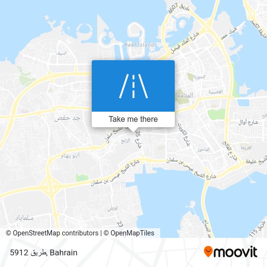 طريق 5912 map