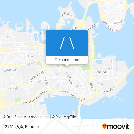 طريق 2761 map