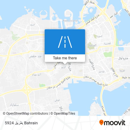 طريق 5924 map