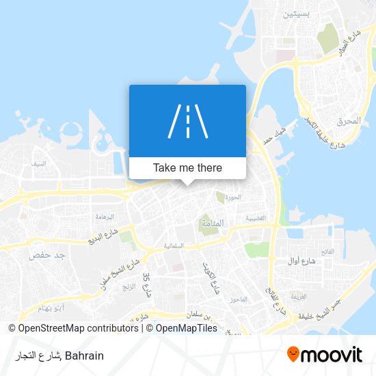 شارع التجار map