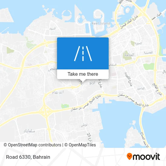 طريق 6330 map