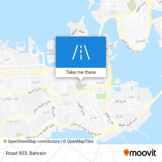طريق 903 map