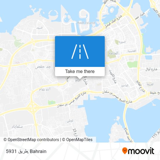 طريق 5931 map