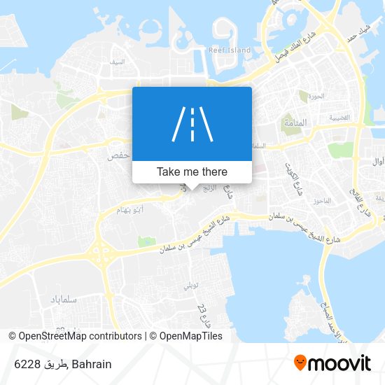 طريق 6228 map