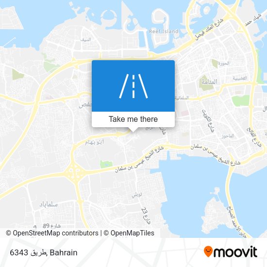 طريق 6343 map