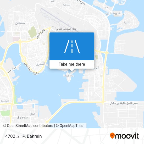 طريق 4702 map