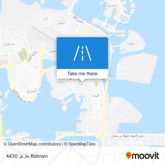طريق 4430 map