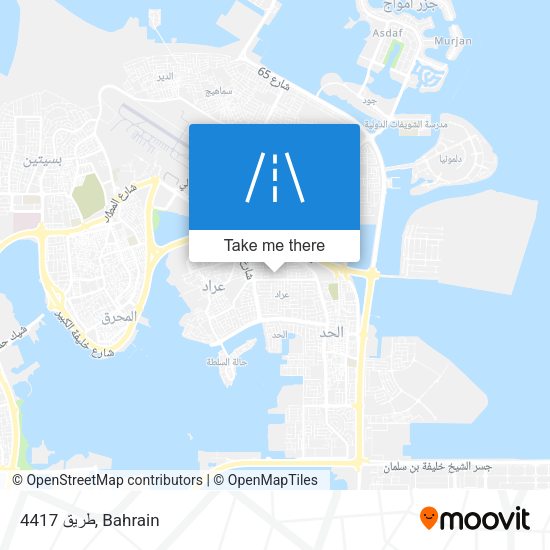 طريق 4417 map