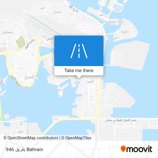 طريق 946 map