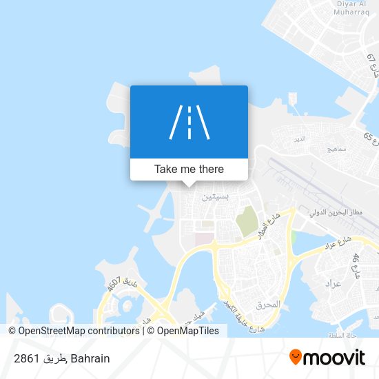 طريق 2861 map