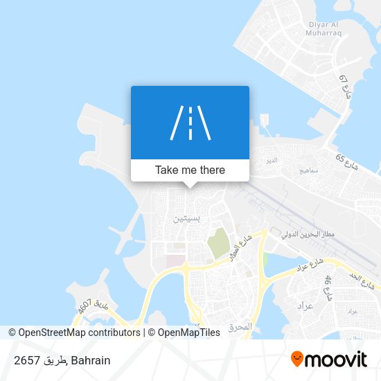 طريق 2657 map