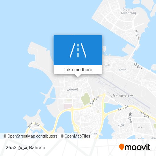 طريق 2653 map