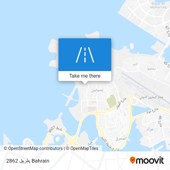 طريق 2862 map