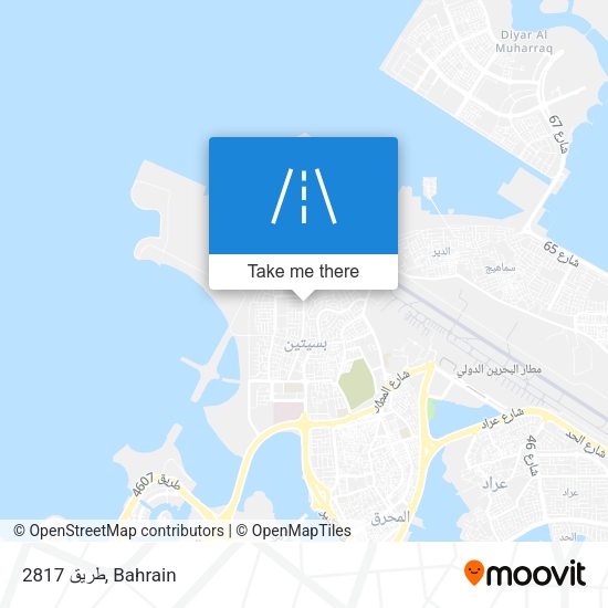 طريق 2817 map