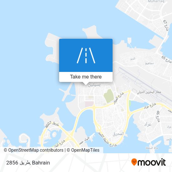 طريق 2856 map