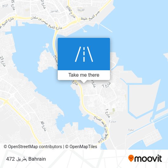 طريق 472 map