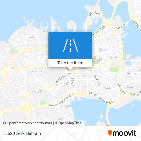 طريق 5620 map