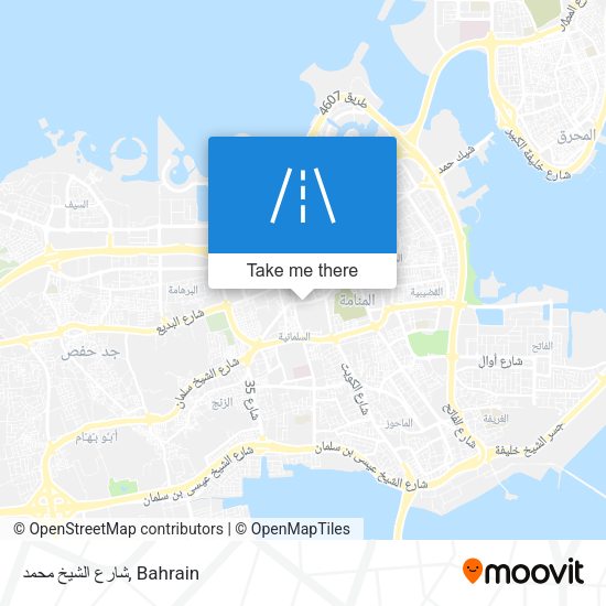 شارع الشيخ محمد map
