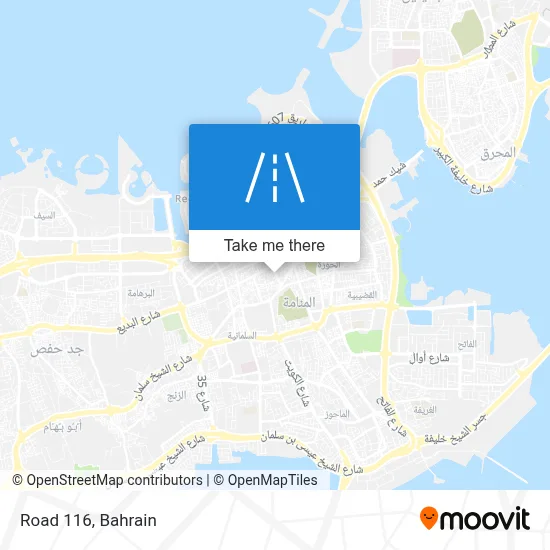 Road 116 map