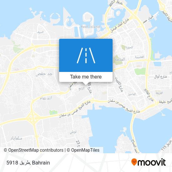 طريق 5918 map