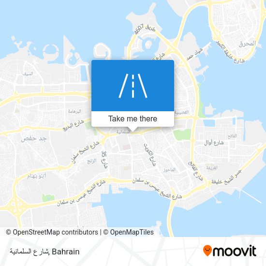 شارع السلمانية map