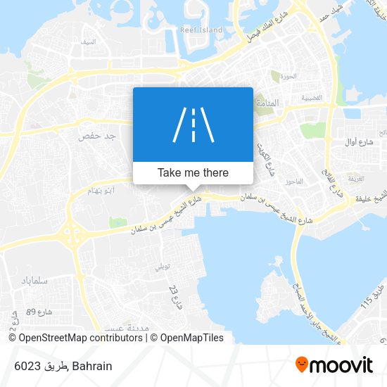 طريق 6023 map