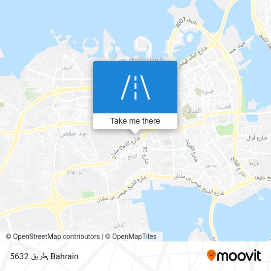 طريق 5632 map