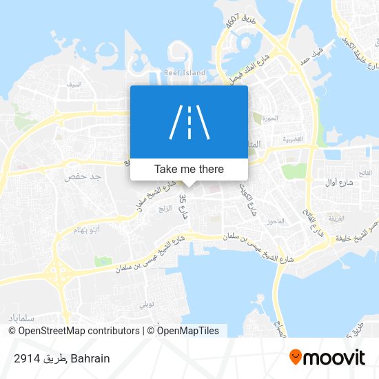 طريق 2914 map