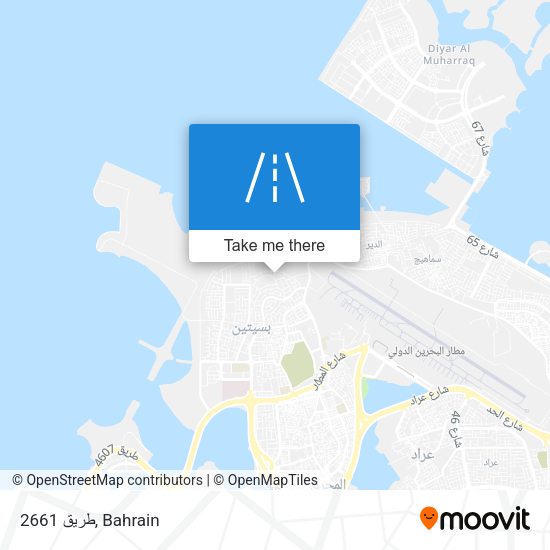 طريق 2661 map