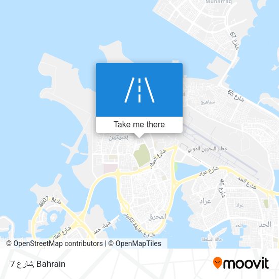 شارع 7 map