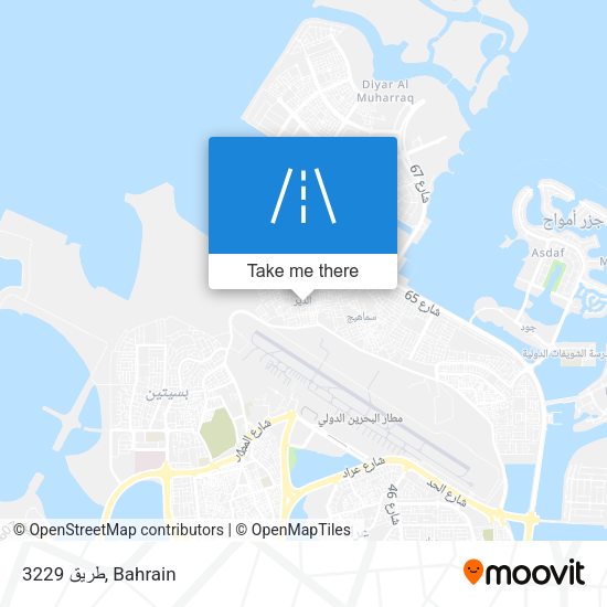 طريق 3229 map