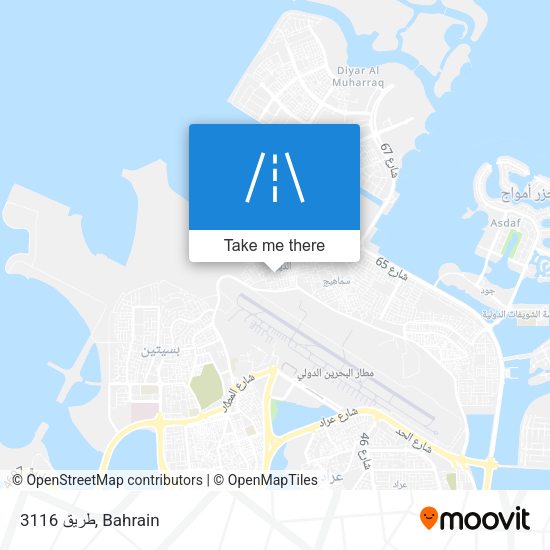 طريق 3116 map
