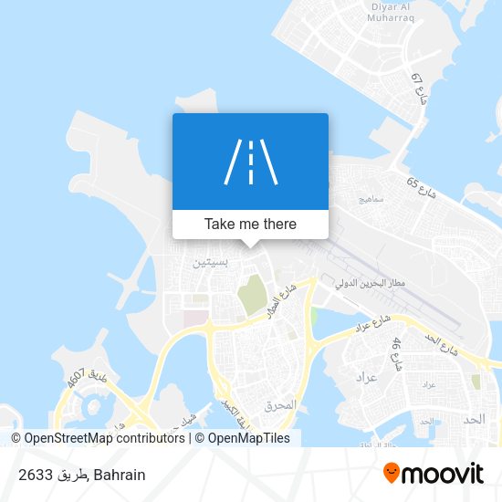 طريق 2633 map